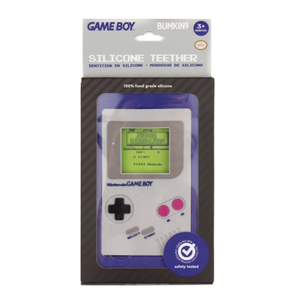 NEW!! In Box Silicone Teether: Game Boy™
